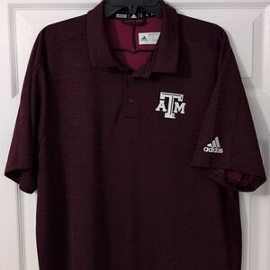 Adidas Texas A&M Aggies Lightweight Polo Shirt. Men's XL